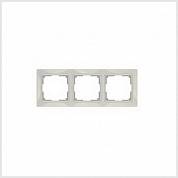 Рамка на 3 поста / WL03-Frame-03 Basic слоновая кость